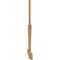 Ekena Millwork Kennewick Rough Sawn Timber Gable Bracket, Western Red Cedar, 108"W x 63"H x 2"D x 6"F, 14/12 Pitch GBW108X63X0206KEN00RWR - alternate 2
